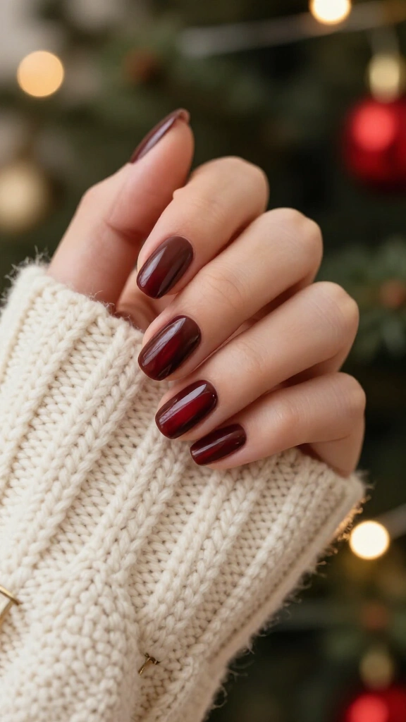 Chocolate Plum with High-Shine Finish