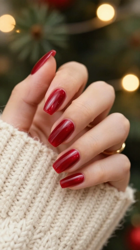 Frosted Cranberry Glass