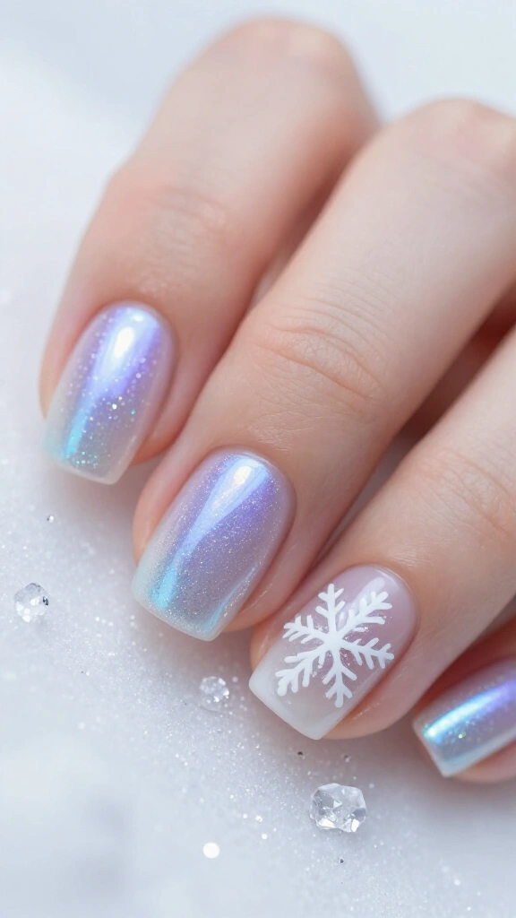 Frosted Ice Crystal Accents