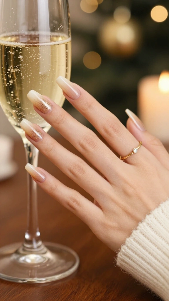 Champagne Shimmer Ombré
