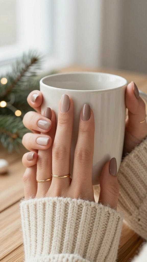 Neutral Cashmere with Matte Top Coat