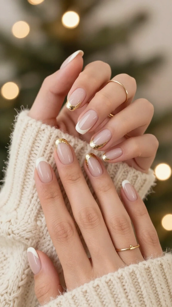Gilded Half-Moon Cuticles