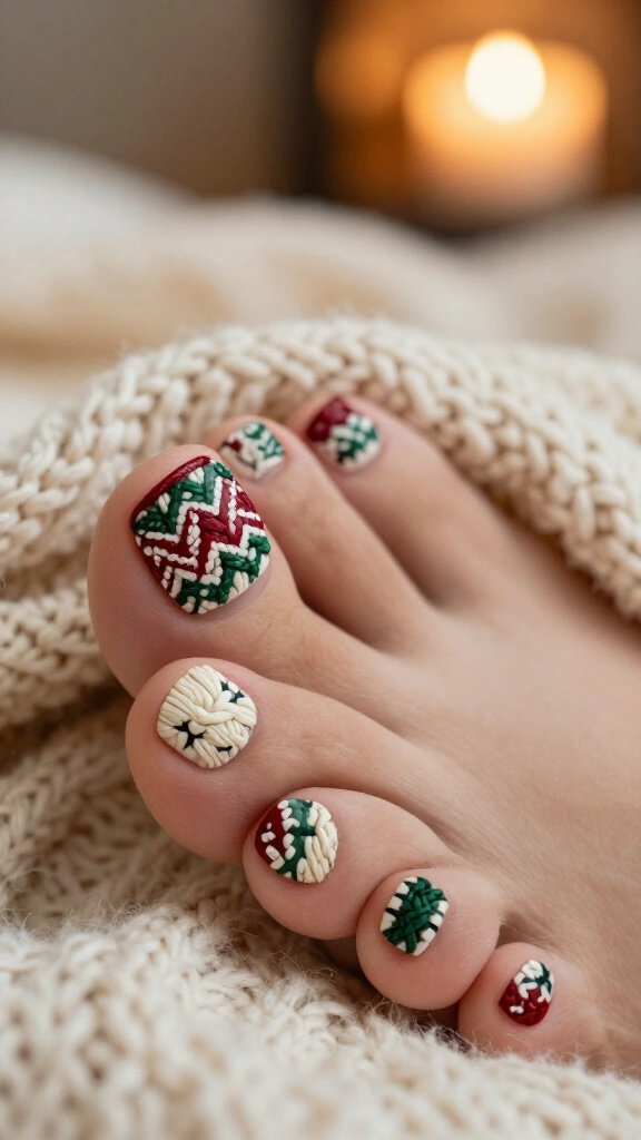 Fair Isle knit pattern