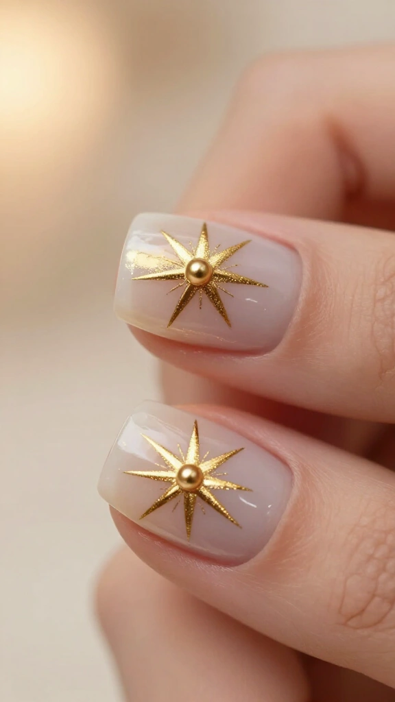 Golden starbursts