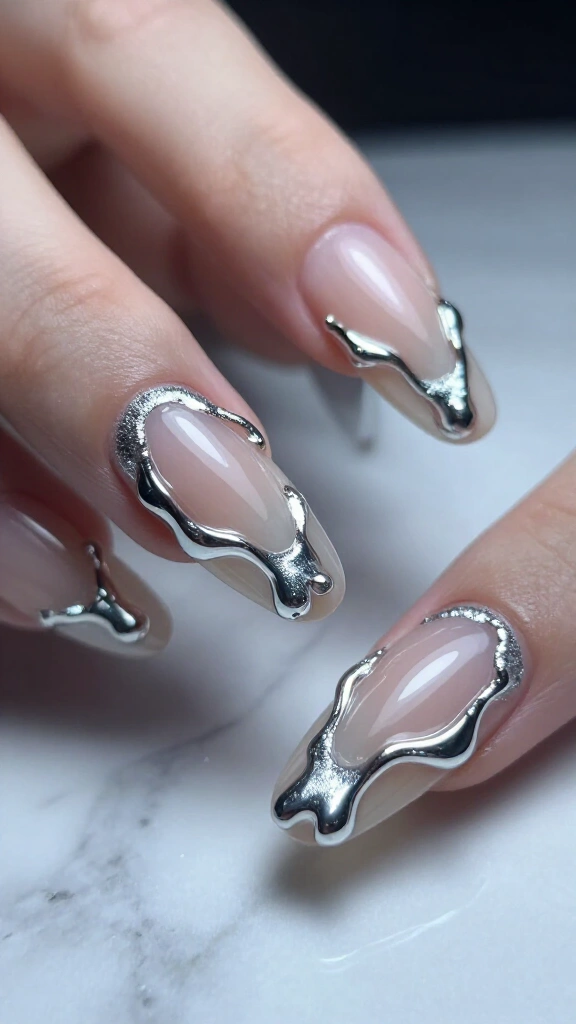 Silver Chrome Drips
