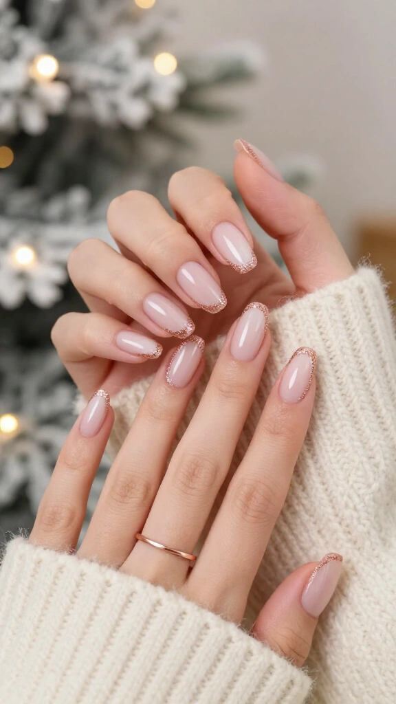 Winter Rose Gold Halos