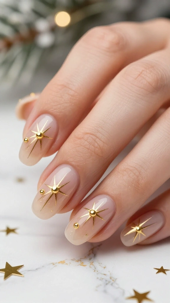 Celestial Gold Starbursts