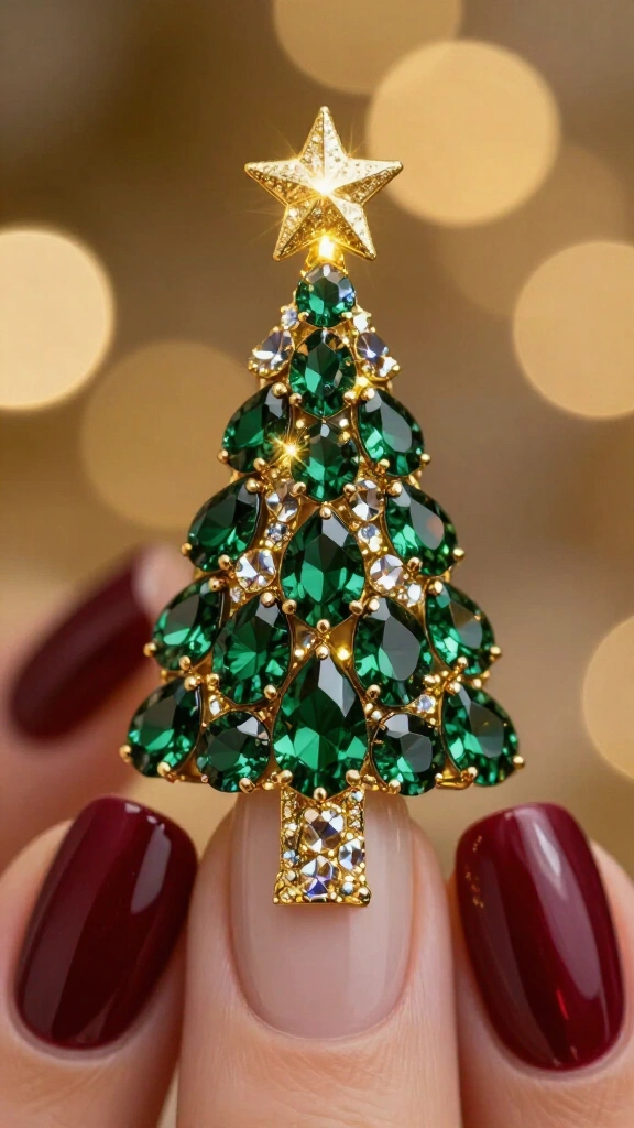 Giant 3D Crystal Christmas Trees