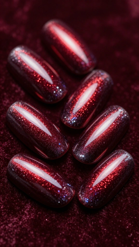 Molten Liquid Velvet Cat-Eye Claws