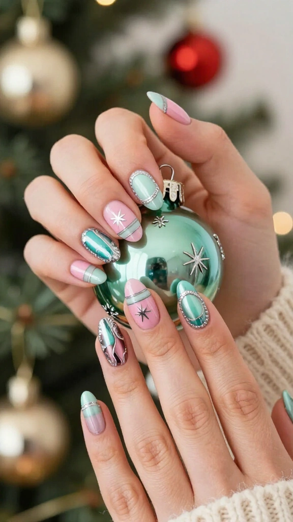 Vintage Shiny Brite Glass Ornaments