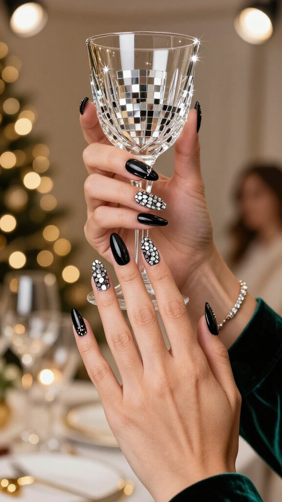 Mirrored Disco Ball Mosaic Tips