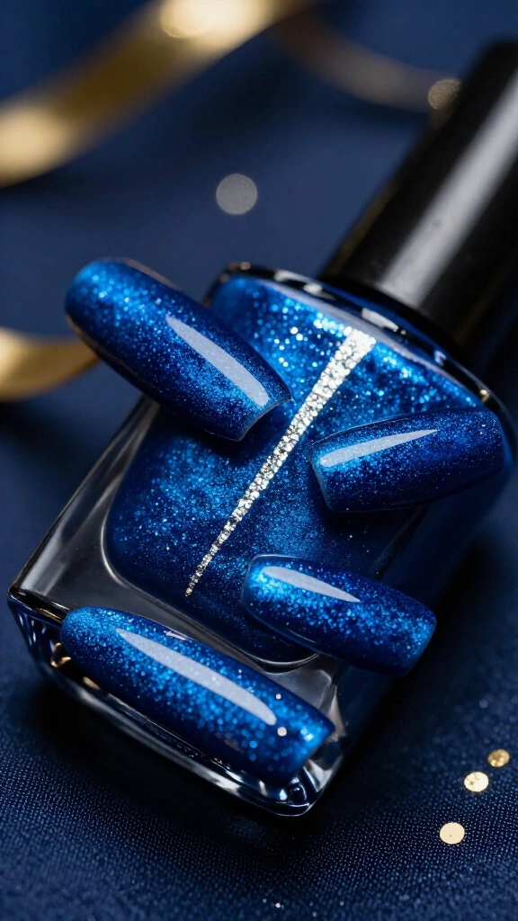 Deep Sapphire Cat-Eye Velvet