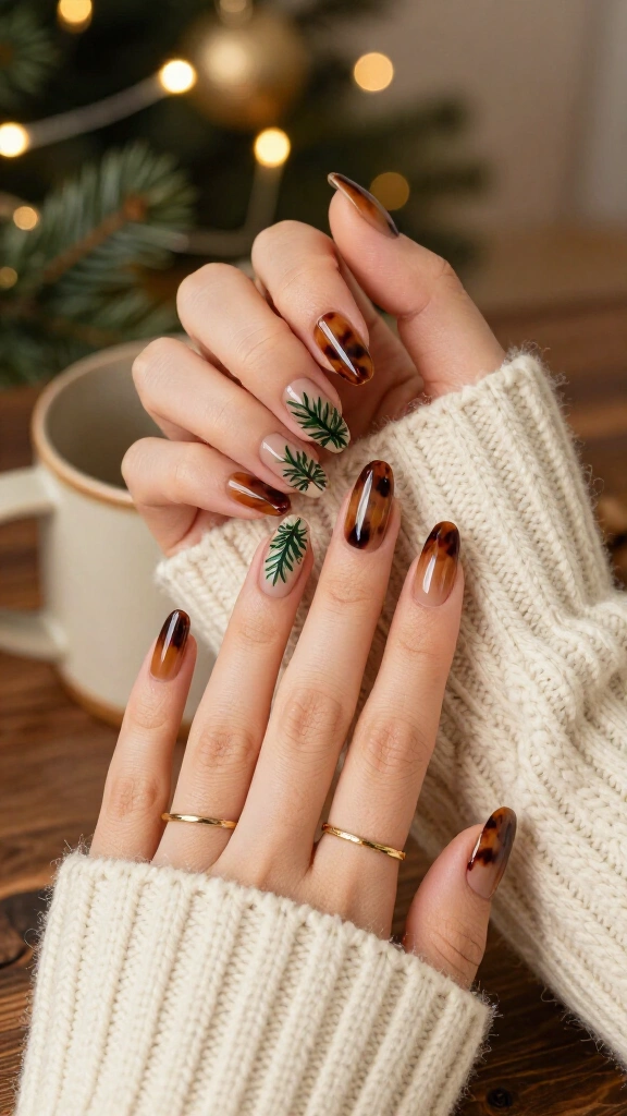 Tortoiseshell & Evergreen Mistletoe