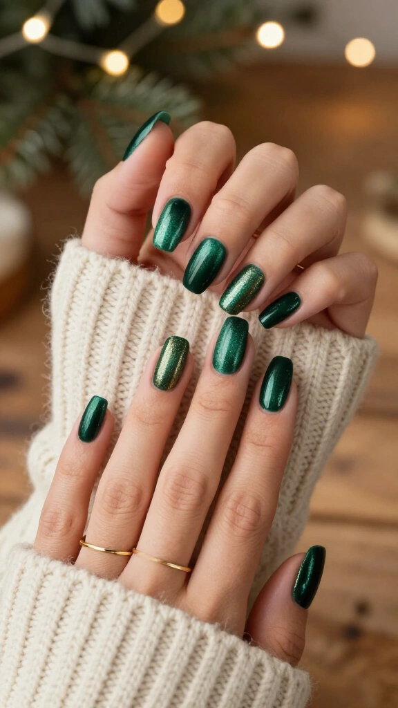 Emerald Velvet Cat-Eye Polish