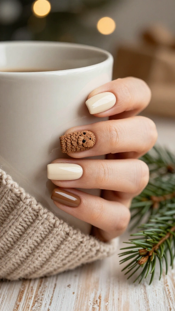 Classic Teddy Bear Bouclé Texture