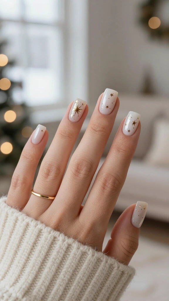 Starry night gold constellations