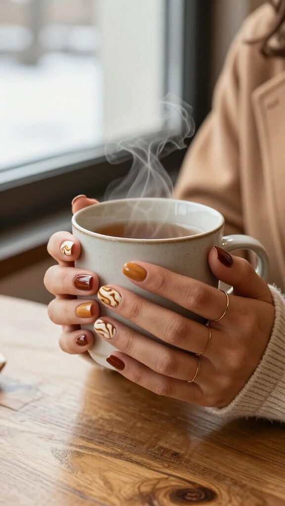 Gingerbread latte swirls