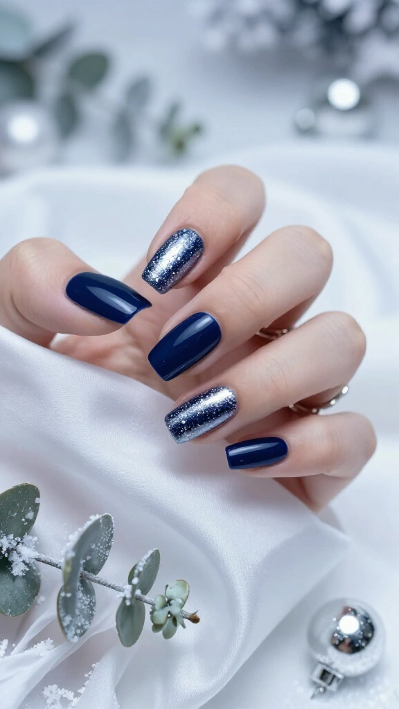 Midnight navy blue