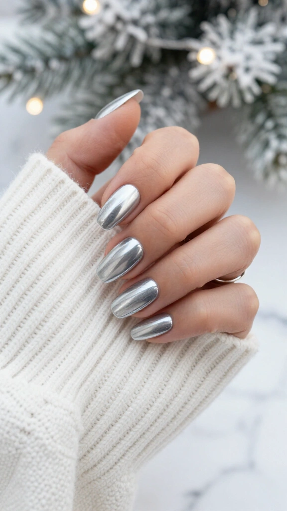 Icy silver