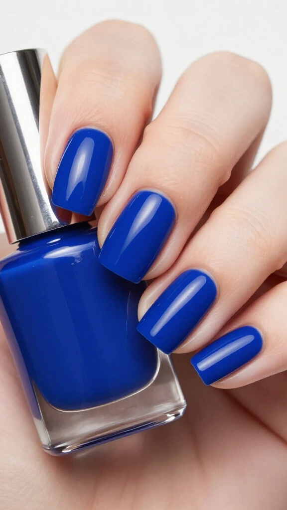 Deep cobalt blue