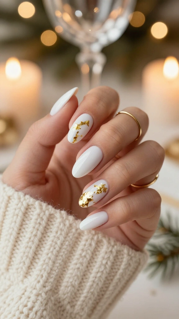 Whispering Gold Leaf Accents