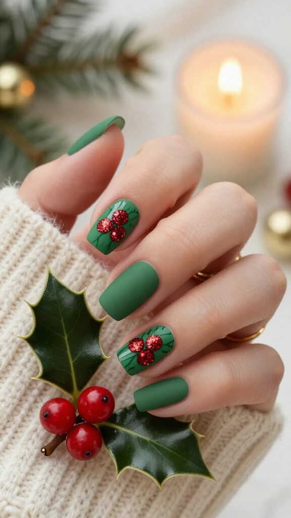 Glitter berry holly