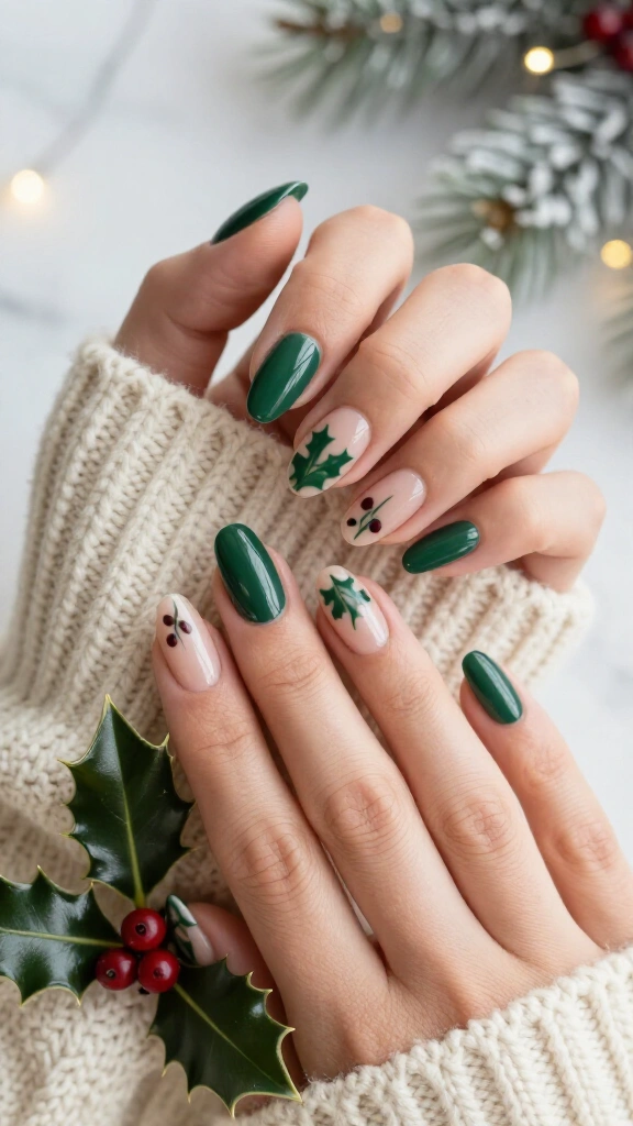 Negative space holly
