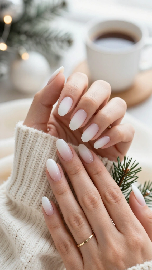 Frosted Glass French Ombré
