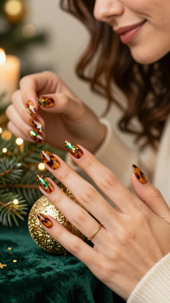 Festive confetti tortoiseshell