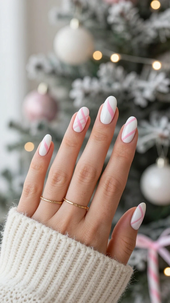 Classic candy cane stripes