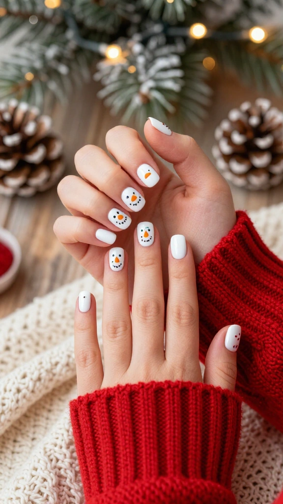 Frosty Snowman Smiles