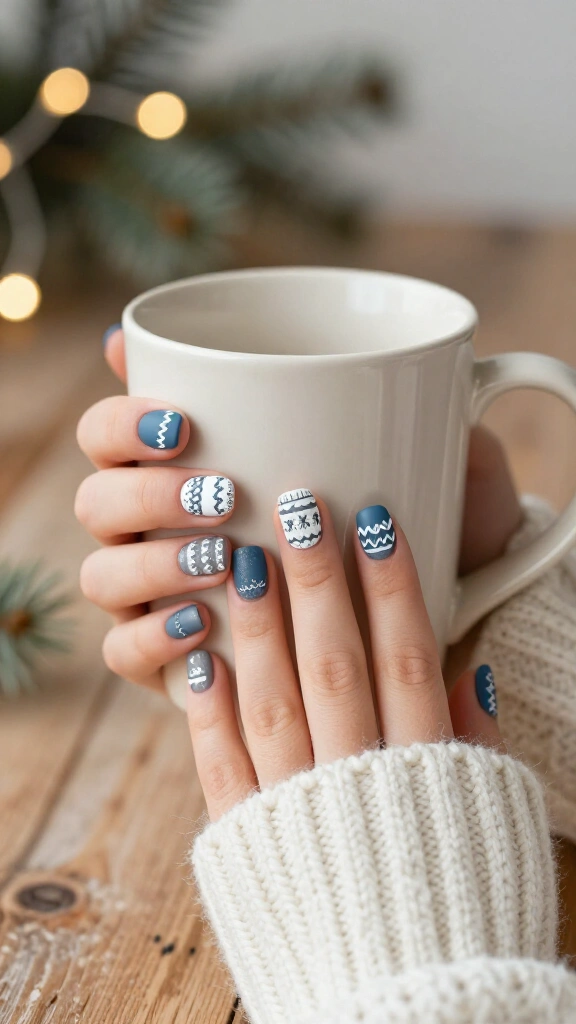 Cozy Winter Sweater Texture