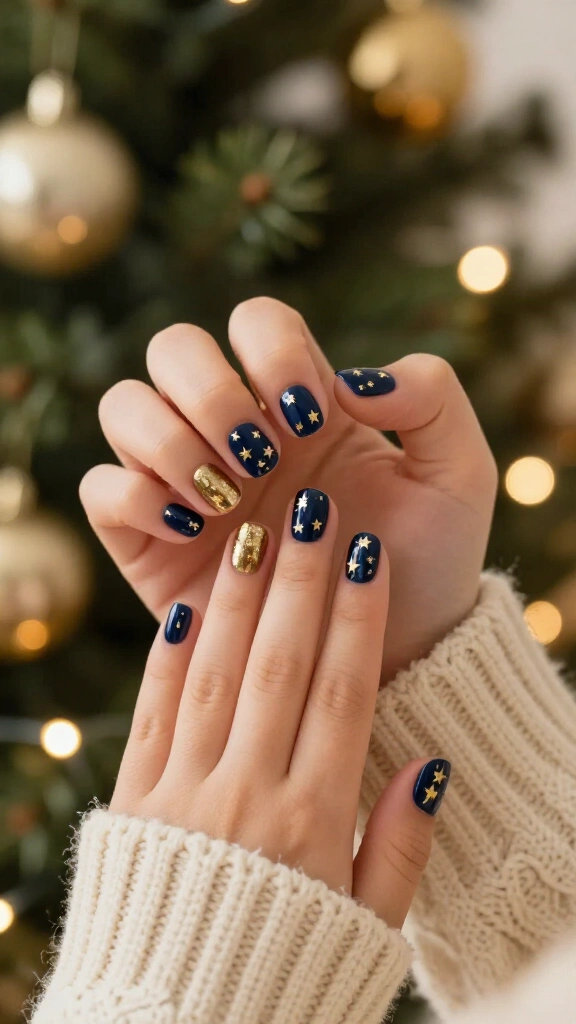Golden Starry Night