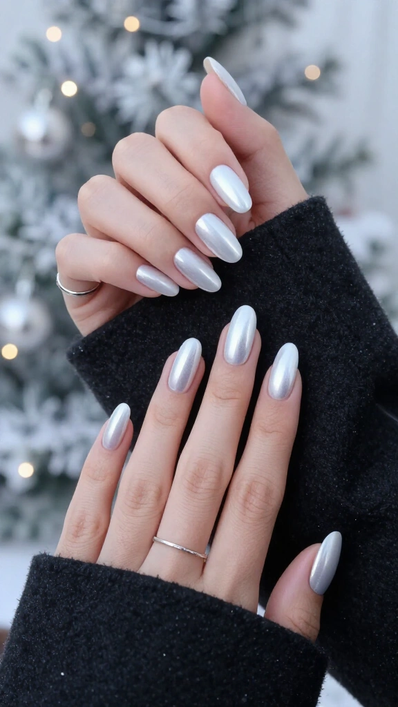 Crisp Snowy White Chrome