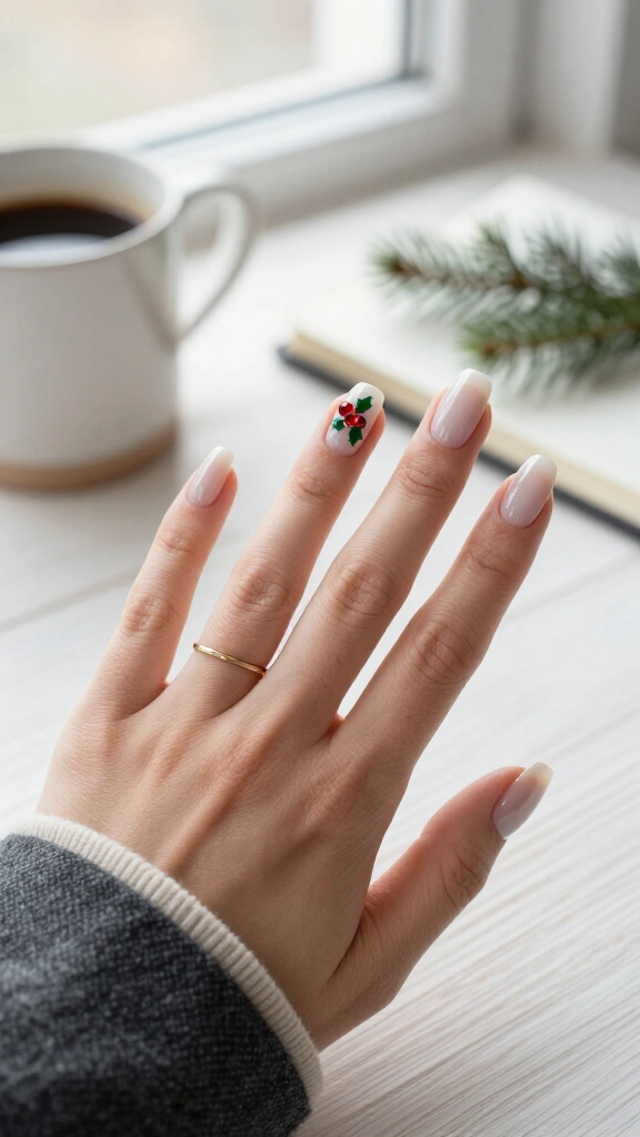 Minimalist Holly Berries