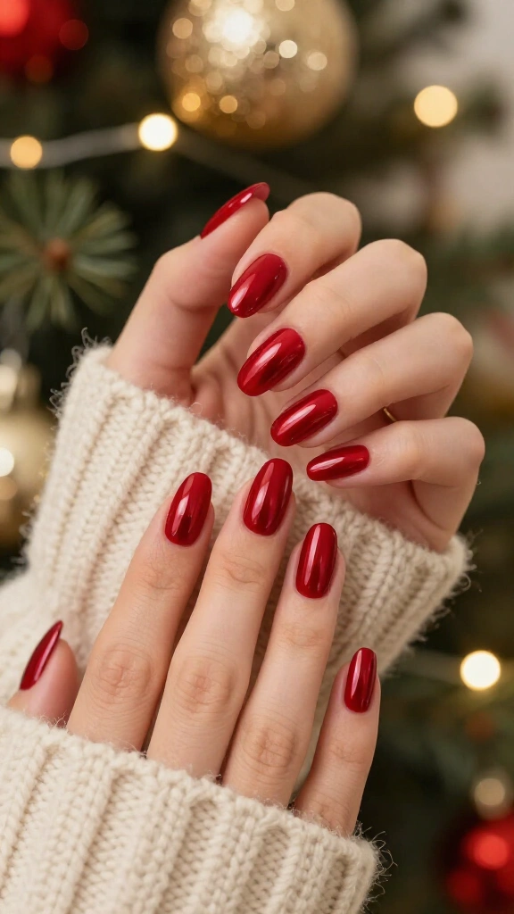 Classic cherry red chrome