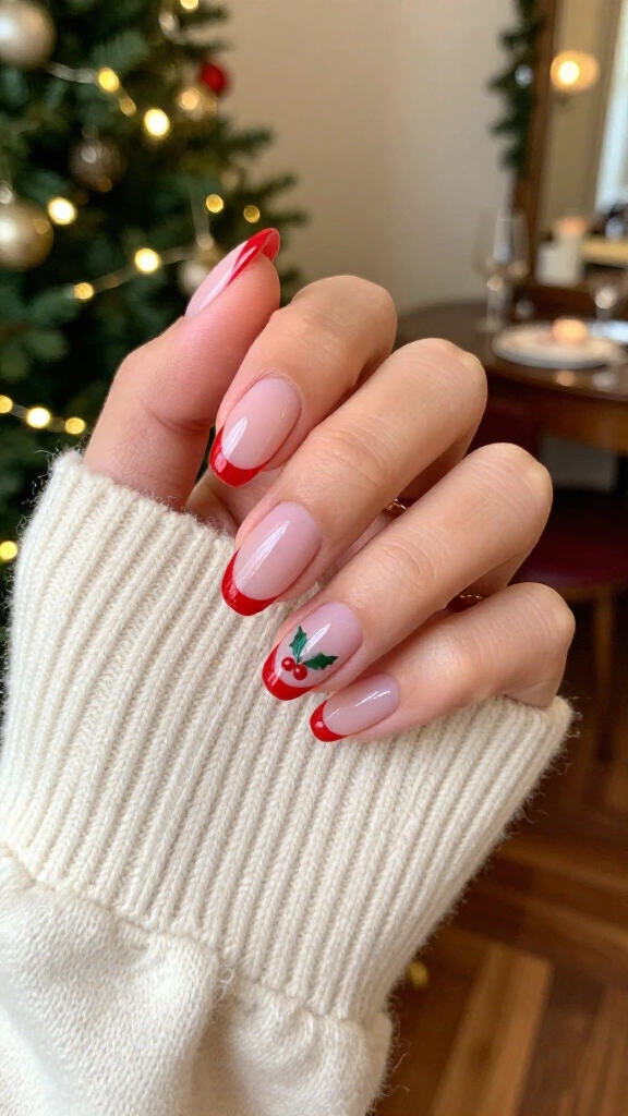 Modern French with micro holly
