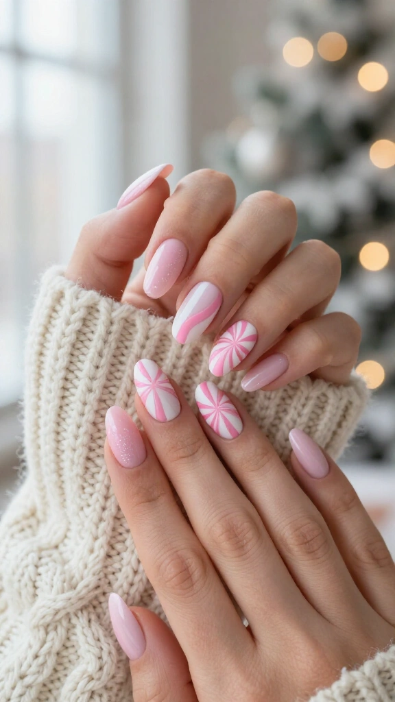Frosted Pink Peppermint Dream