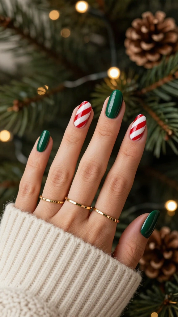 Emerald Green & Peppermint Twist