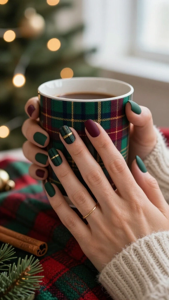 Moody tartan plaid patterns