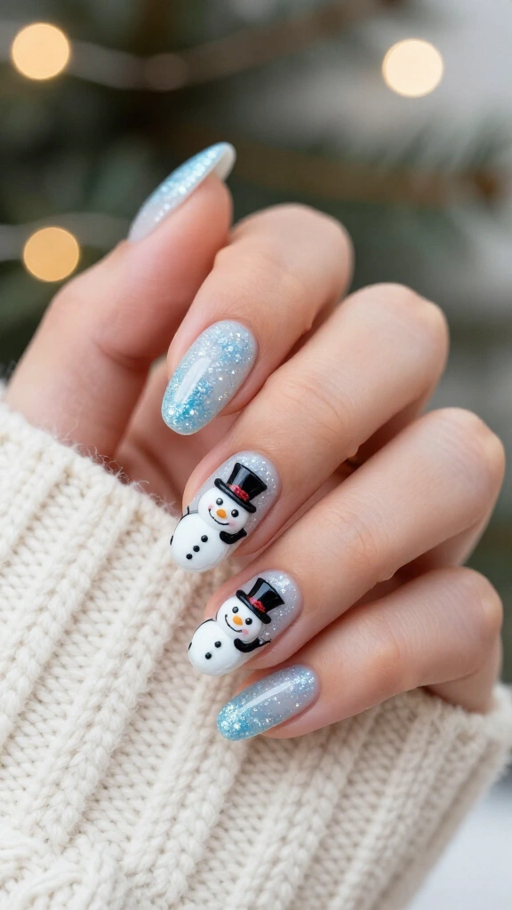 Frosty the Snowman with His Corncob Pipe