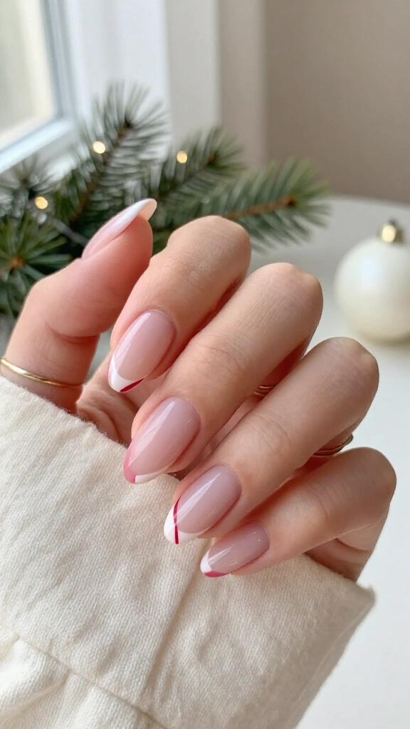Naked Base with Candy Cane Pinstripe