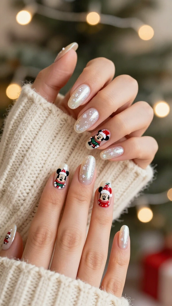 Mickey & Minnie Mouse in Cozy Knits