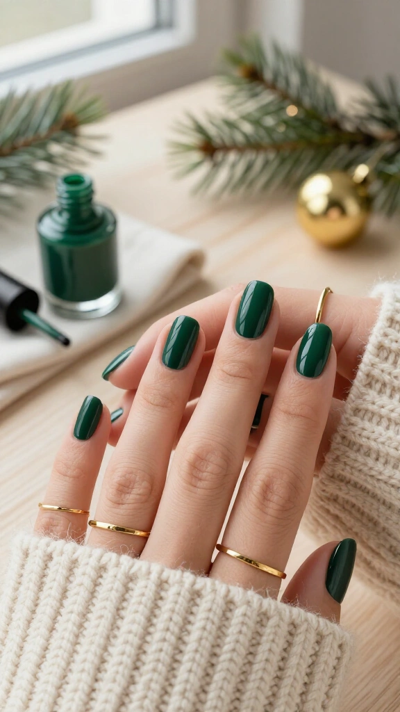 Glossy Evergreen Monochrome