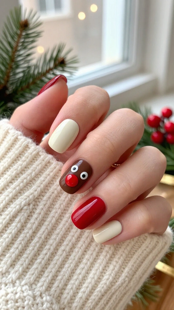 Rudolph Red-Nose Dots