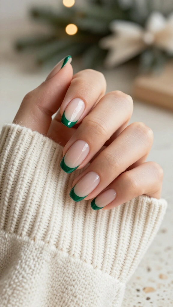 Minimalist emerald micro French