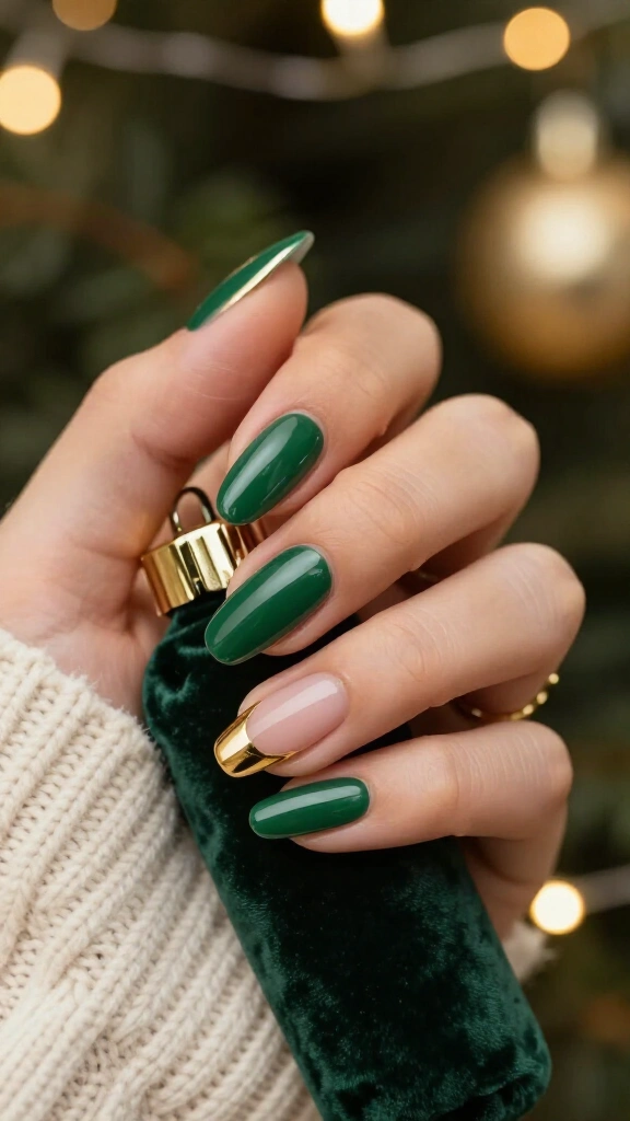 Negative space with gold stripes