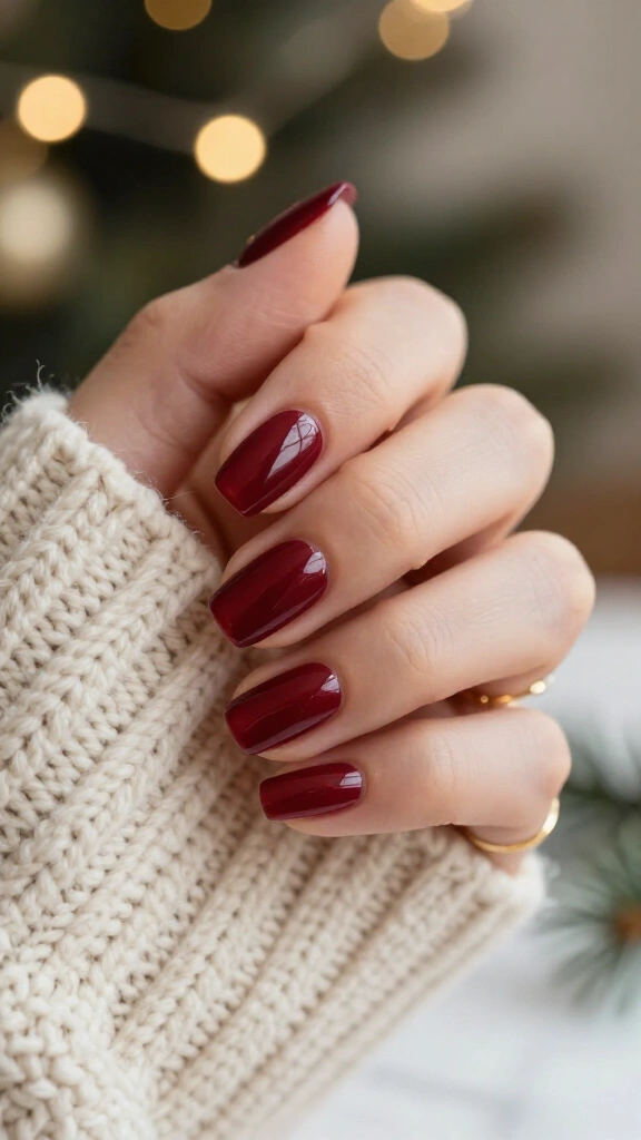 Deep burgundy jelly