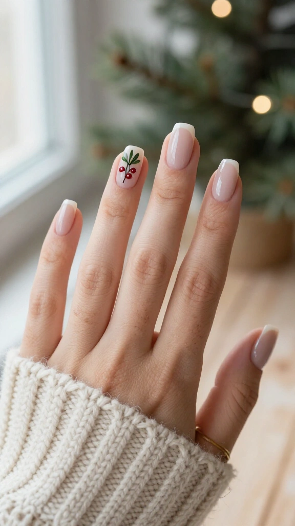 Mistletoe minimal sprig