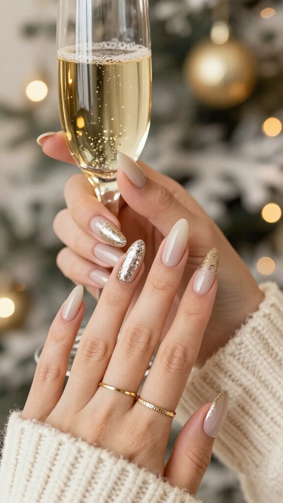 Champagne Shimmer Ombré